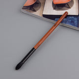 Anmor 1 PCS Eyeshadow Brush High Quality Natural Goat Hair Tapered Blending Brush Professional Eye Makeup Brushes Black Color