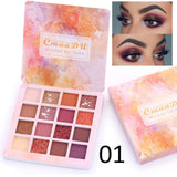 14 Colors Matte Eye Shadow Makeup Soft Glitter Shimmering Colors Metallic Eyeshadow Palette Naked Glitter Nude Make Up