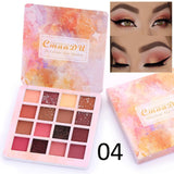 14 Colors Matte Eye Shadow Makeup Soft Glitter Shimmering Colors Metallic Eyeshadow Palette Naked Glitter Nude Make Up