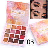 14 Colors Matte Eye Shadow Makeup Soft Glitter Shimmering Colors Metallic Eyeshadow Palette Naked Glitter Nude Make Up