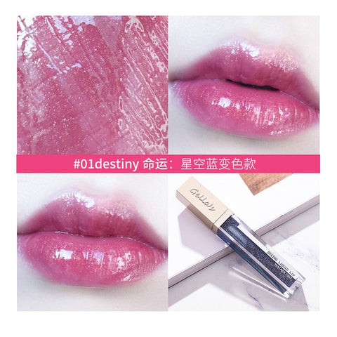 Shimmer Moisturizer Lip Gloss Temperature Change Color Liquid Lipstick Lips Plumper Oil Long Lasting Makeup Lipgloss