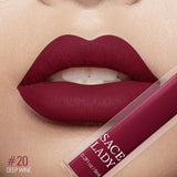 SACE LADY 19 Color Waterproof Matte Lipstick Long Lasting  Lipsticks Lip Sticks Easy to Wear Matte Makeup Lipstick Cosmetic