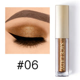 SACE LADY Glitter Eyeshadow Makeup Liquid Shimmer Eye Shadow Metals Illuminator Glow Make Up Highlighter Cream Cosmetic