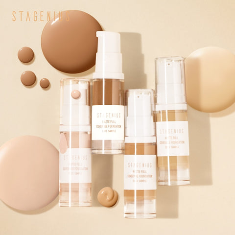 STAGENIUS Face Foundation Stick Makeup Oil-control Full Coverage Liquid Moisturizing Concealer Waterproof Base Foundation