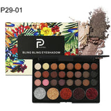 POPFEEL Glitter Eyeshadow Galaxy Palette Natural Makeup Eyeshadow Bright/Warm Eye Makeup Glam Eyeshadow Base Nude Eyeshadow Set