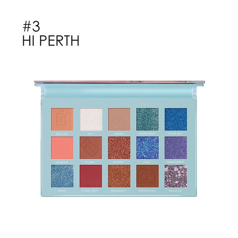 FOCALLURE 2019 Glitter Eye shadow palette professional pigmented powder shimmer eyeshadow pallete New GO TRAVEL palette