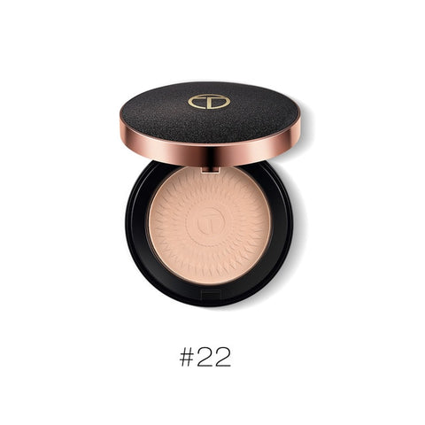 O.TWO.O Natural Face Powder Mineral Foundations Oil-control Brighten Concealer Whitening Make Up Pressed Powder With Puff