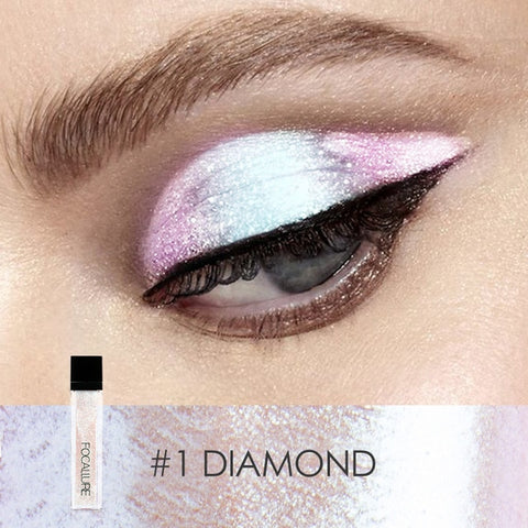 FOCALLURE Glitter Liquid Eyeshadow waterproof long lasting  Shiny eyeliner Metallic Pigment professional Eye shadow Eye makeup