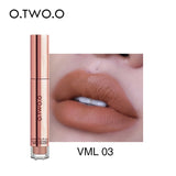 O.TWO.O Matte Lipstick Liquid Waterproof Long Lasting Velvet Lip Gloss Makeup Smooth Pigment Lip Tint Red Lips Cosmetics