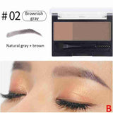 Double Color Eyebrow Powder Professional Makeup Palette Eyebrow Stamp Eye Brow Enhancers Eye Brows Shadow Make Up Brow Powder