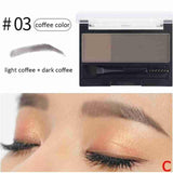 Double Color Eyebrow Powder Professional Makeup Palette Eyebrow Stamp Eye Brow Enhancers Eye Brows Shadow Make Up Brow Powder