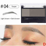 Double Color Eyebrow Powder Professional Makeup Palette Eyebrow Stamp Eye Brow Enhancers Eye Brows Shadow Make Up Brow Powder