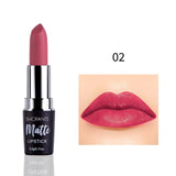 Sexy Matte Lipstick Makeup Silver 12 Color Nude Long Lasting Pigment Waterproof Nutritious Velvet Lips Stick