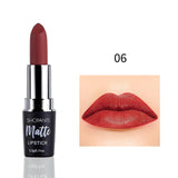 Sexy Matte Lipstick Makeup Silver 12 Color Nude Long Lasting Pigment Waterproof Nutritious Velvet Lips Stick