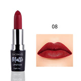 Sexy Matte Lipstick Makeup Silver 12 Color Nude Long Lasting Pigment Waterproof Nutritious Velvet Lips Stick
