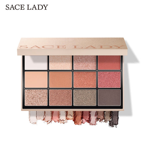 SACE LADY Eyeshadow Palette Makeup Glitter Eye Shadow Pallete Professional Matte Shadow Make Up High Pigment Nude Cosmetic