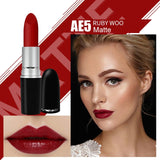 Top Quality MYG Matte Lipstick professional Lips Makeup Long-lasting Waterproof  Lipstick Red Nude ruby woo honey love Lipstick