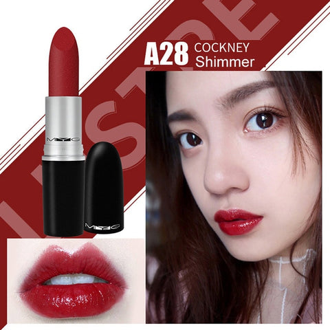 Top Quality MYG Matte Lipstick professional Lips Makeup Long-lasting Waterproof  Lipstick Red Nude ruby woo honey love Lipstick