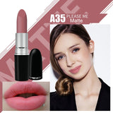 Top Quality MYG Matte Lipstick professional Lips Makeup Long-lasting Waterproof  Lipstick Red Nude ruby woo honey love Lipstick