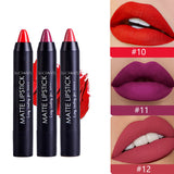 12 Colors Matte Lip Liner pen use with lipstick Long Lasting Pigments Waterproof no blooming beauty Makeup color optional