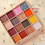 Doradosun 35 Colour Eyeshadow Water-proof Eyeglitters Beads Light Long Lasting Makeup Eyeshadow Pallete