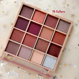 Doradosun 35 Colour Eyeshadow Water-proof Eyeglitters Beads Light Long Lasting Makeup Eyeshadow Pallete