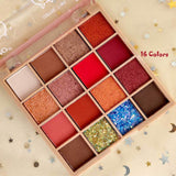Doradosun 35 Colour Eyeshadow Water-proof Eyeglitters Beads Light Long Lasting Makeup Eyeshadow Pallete