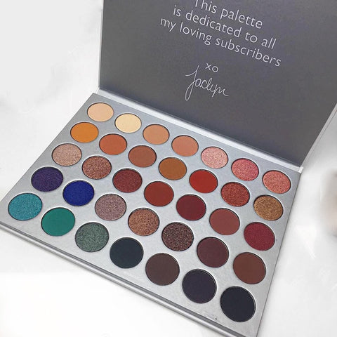 Doradosun 35 Colour Eyeshadow Water-proof Eyeglitters Beads Light Long Lasting Makeup Eyeshadow Pallete