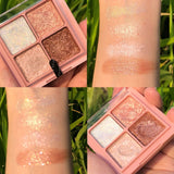 Doradosun 35 Colour Eyeshadow Water-proof Eyeglitters Beads Light Long Lasting Makeup Eyeshadow Pallete