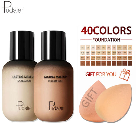 Pudaier Face Foundation Makeup Liquid Foundation Cream Matte Foundation Base Face Concealer Cosmetic Dropshipping Makeup