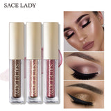 SACE LADY Glitter Eyeshadow Makeup Liquid Shimmer Eye Shadow Metals Illuminator Glow Make Up Highlighter Cream Cosmetic