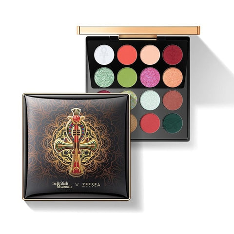 ZEESEA New 16 Colors Egypt тени Eyeshadow Palette Matte Shiny Waterproof  Holographic Makeup Palette