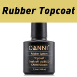 CANNI Base Coat Topcoat High Glossy Tempered No-wipe Matt Top UV LED Foundation Gel Long Lasting Color Lacquer Nail Gel Polish