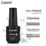 CANNI Base Coat Topcoat High Glossy Tempered No-wipe Matt Top UV LED Foundation Gel Long Lasting Color Lacquer Nail Gel Polish