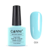 CANNI Base Coat Topcoat High Glossy Tempered No-wipe Matt Top UV LED Foundation Gel Long Lasting Color Lacquer Nail Gel Polish
