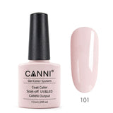 CANNI Base Coat Topcoat High Glossy Tempered No-wipe Matt Top UV LED Foundation Gel Long Lasting Color Lacquer Nail Gel Polish