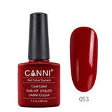 CANNI Base Coat Topcoat High Glossy Tempered No-wipe Matt Top UV LED Foundation Gel Long Lasting Color Lacquer Nail Gel Polish
