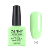 CANNI Base Coat Topcoat High Glossy Tempered No-wipe Matt Top UV LED Foundation Gel Long Lasting Color Lacquer Nail Gel Polish