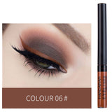 Long Lasting Sexy Charming Eye Liner Pen Hot HANDAIYAN 12 Colour Waterproof Matte Eye Cosmetics Shadow EyelinerTSLM1