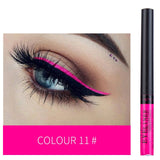 Long Lasting Sexy Charming Eye Liner Pen Hot HANDAIYAN 12 Colour Waterproof Matte Eye Cosmetics Shadow EyelinerTSLM1