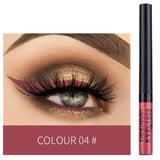 Long Lasting Sexy Charming Eye Liner Pen Hot HANDAIYAN 12 Colour Waterproof Matte Eye Cosmetics Shadow EyelinerTSLM1