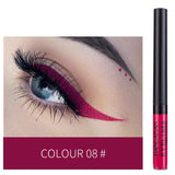 Long Lasting Sexy Charming Eye Liner Pen Hot HANDAIYAN 12 Colour Waterproof Matte Eye Cosmetics Shadow EyelinerTSLM1